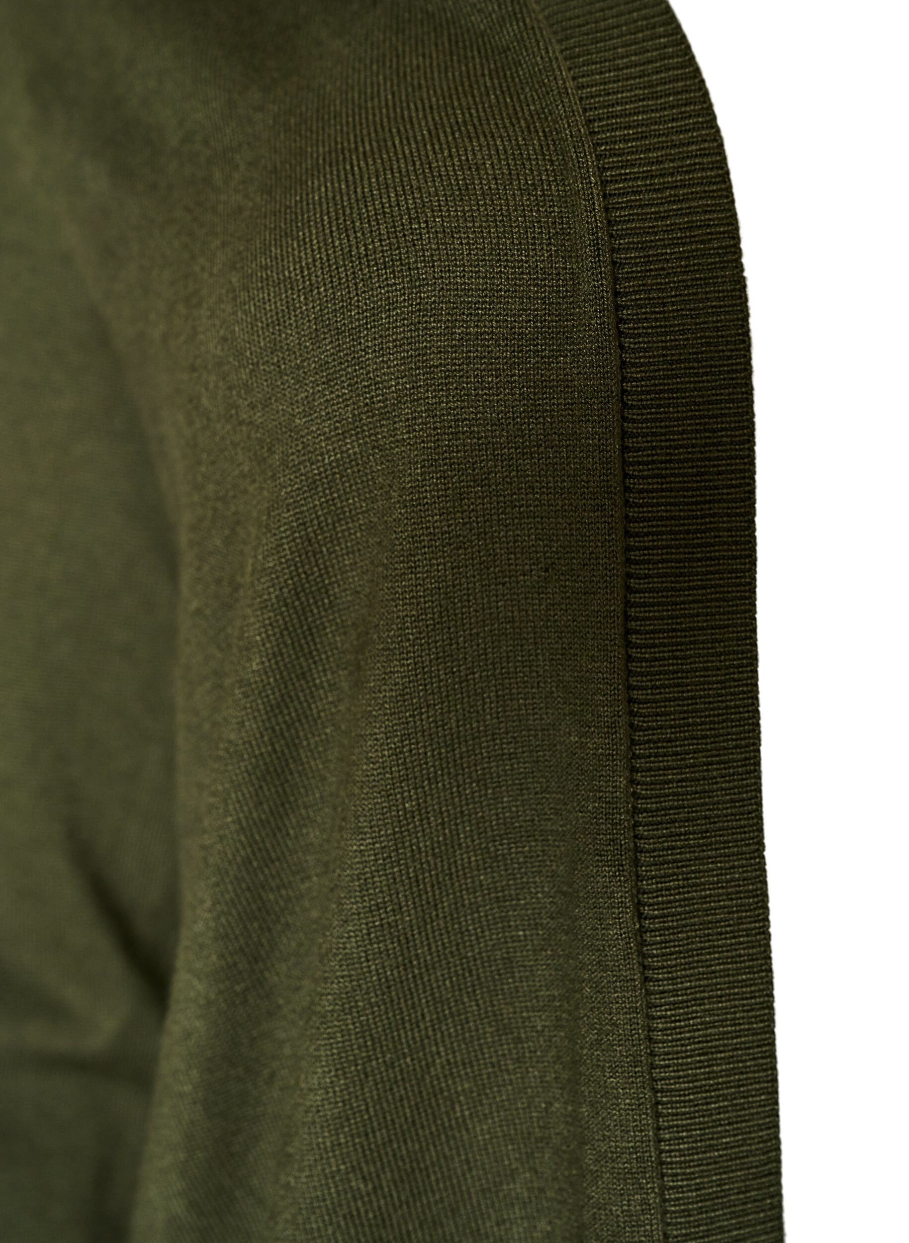 ZizzifashionLong knitted cardigan in a viscose blend, Green, Packshot image number 2