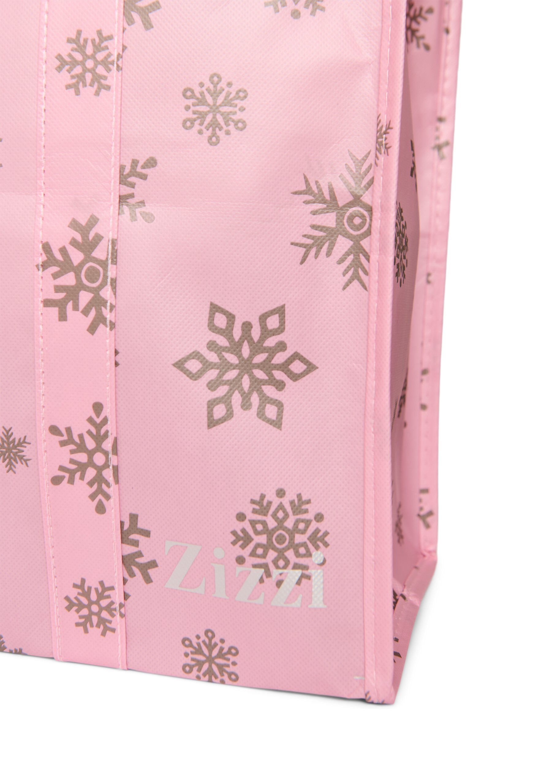 Zizzifashion Shopping bag with zipper, Red, Packshot image number 2