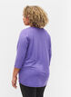 Sports top with 3/4 sleeves, Purple, Model image number 2