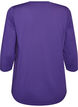 Sports top with 3/4 sleeves, Purple, Packshot image number 1