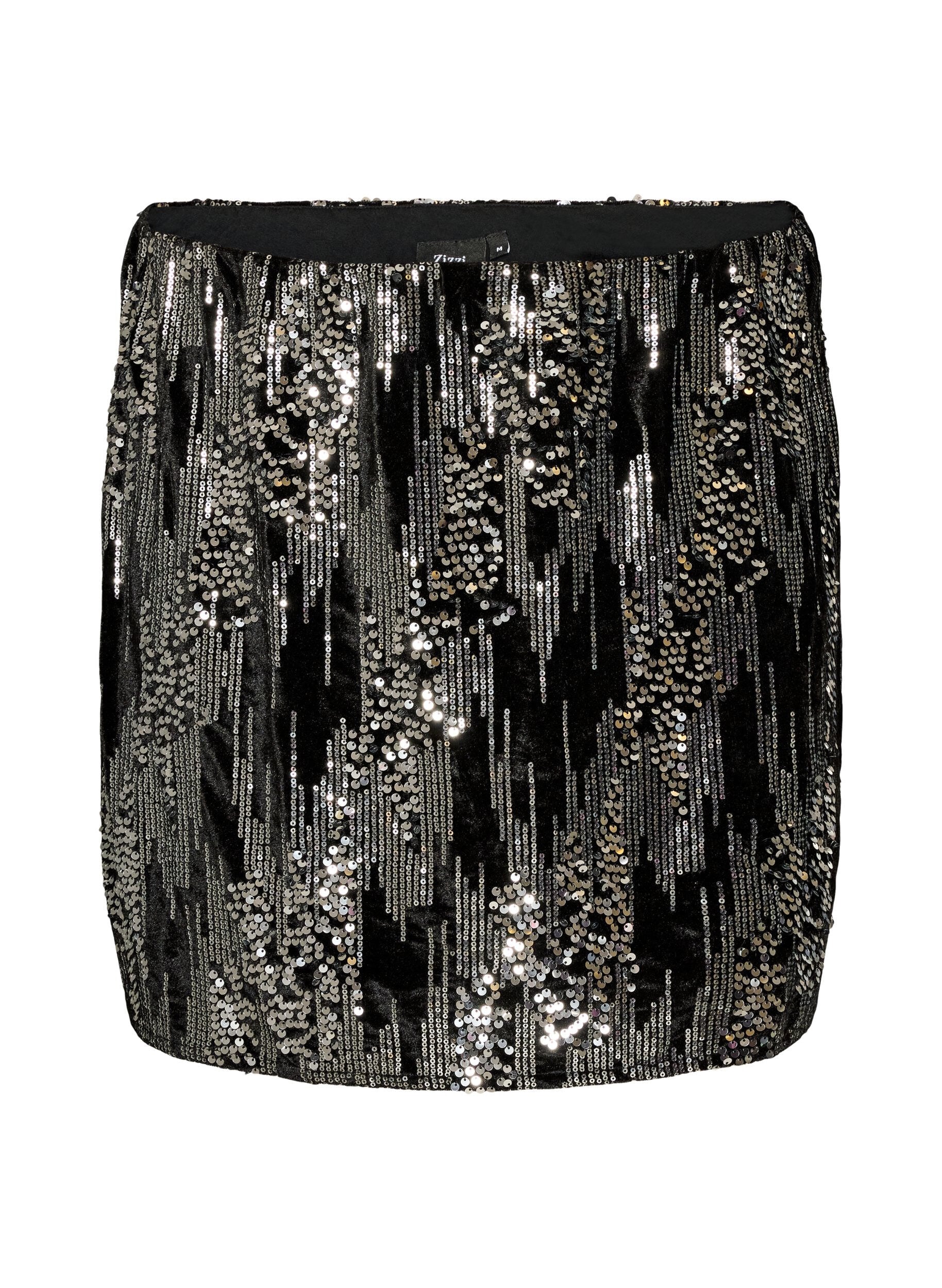 Short sequin skirt