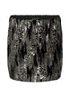Short sequin skirt, Black, Packshot image number 0