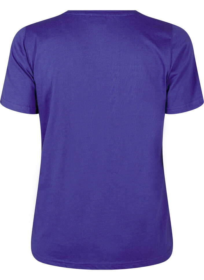 FLASH - T-shirt with motif, Royal Blue Miami, Packshot image number 1
