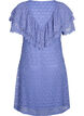 Short-sleeved blonde dress with wide frills, Lavender Violet, Packshot image number 1
