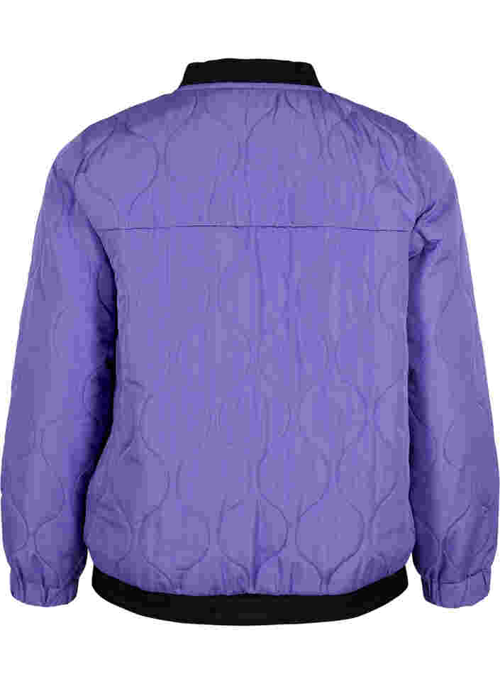 Bomber jacket with pockets and glitter, Passion Flower, Packshot image number 1