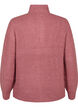 Knitted sweater with high neck and zipper, Red, Packshot image number 1