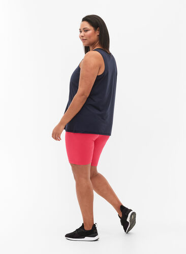 Tight-fitting workout shorts, Azalea, Model image number 1