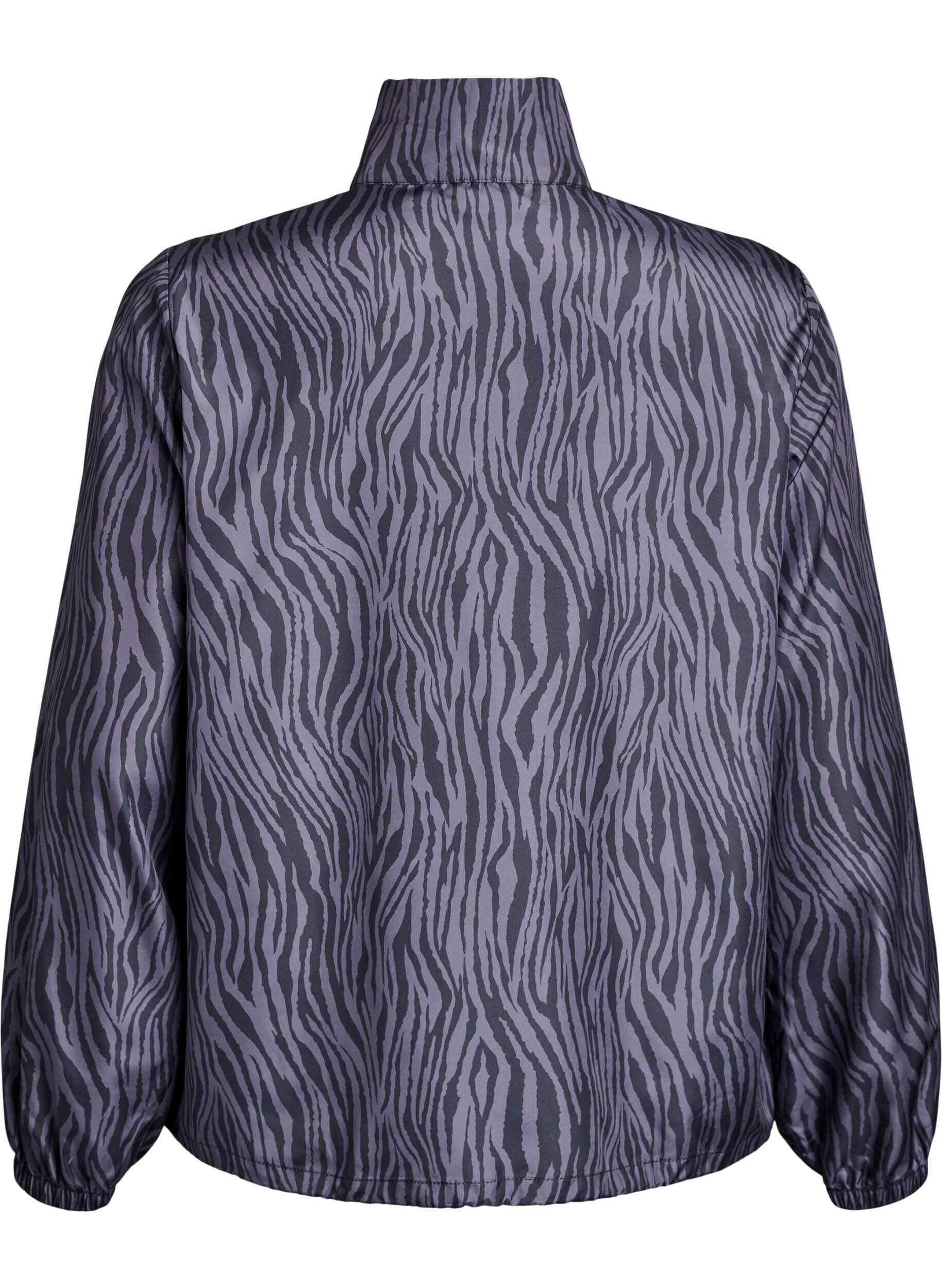 Zizzifashion Running jacket with a high neck and adjustable hem, Grey, Packshot image number 1