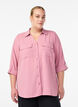 Shirt with chest pockets and 3/4 sleeves, Rose, Model image number 0