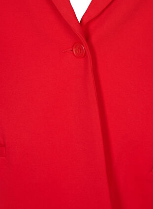 Simple blazer with button, Flame Scarlet, Packshot image number 2