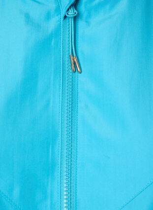 Short jacket with hood and adjustable bottom, River Blue, Packshot image number 2