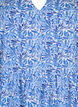 FLASH - Printed A-line dress, White Blue AOP, Packshot image number 2