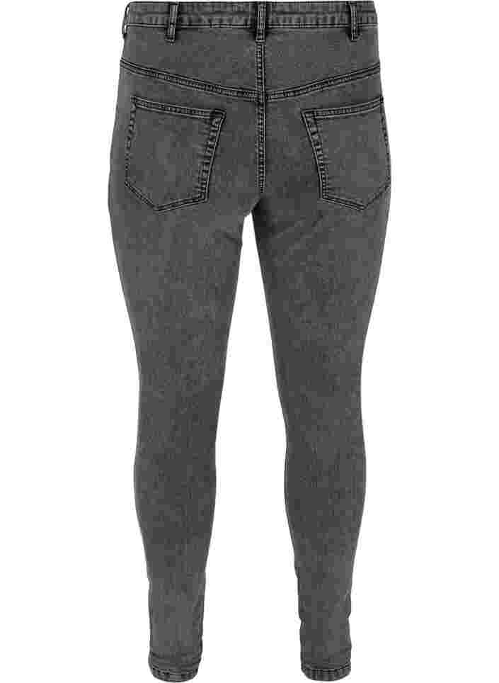 Super slim Amy jeans with high waist, Grey Denim, Packshot image number 1