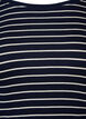 Striped top with round neck, Night Sky Stripe, Packshot image number 2