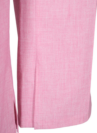 Melange trousers with elastic and button closure, Rosebloom, Packshot image number 3