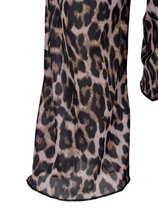 Long-sleeved mesh top with leopard print, Leo, Packshot image number 3