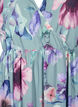 Floral maxi dress with shoulder detail, Chinois Green AOP, Packshot image number 2