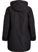 Water-repellent parka with a hood and functional details, Black, Packshot image number 1