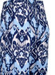 Viscose culotte trousers with print, Blue Ethnic AOP, Packshot image number 3