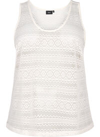 Sleeveless top with hole pattern