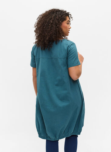 Short-sleeved cotton dress, Dragonfly, Model image number 1