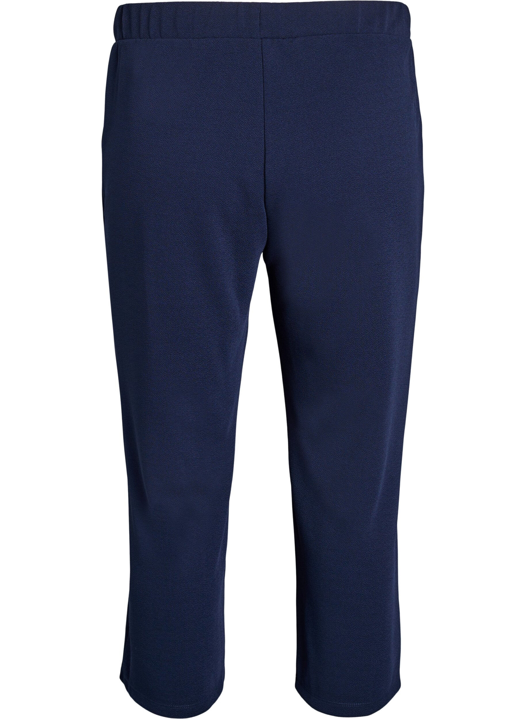 ZizzifashionLoose trousers with 7/8 length, Blue, Packshot image number 1