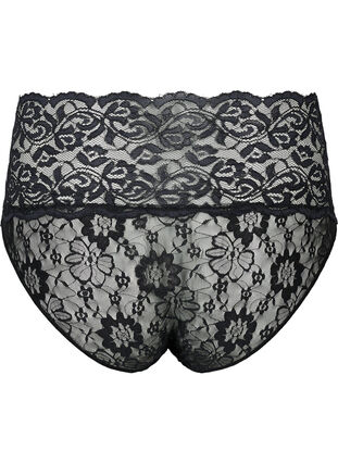 3-pack hipster underwear in lace material - Black - Sz. 42-60 - Zizzifashion