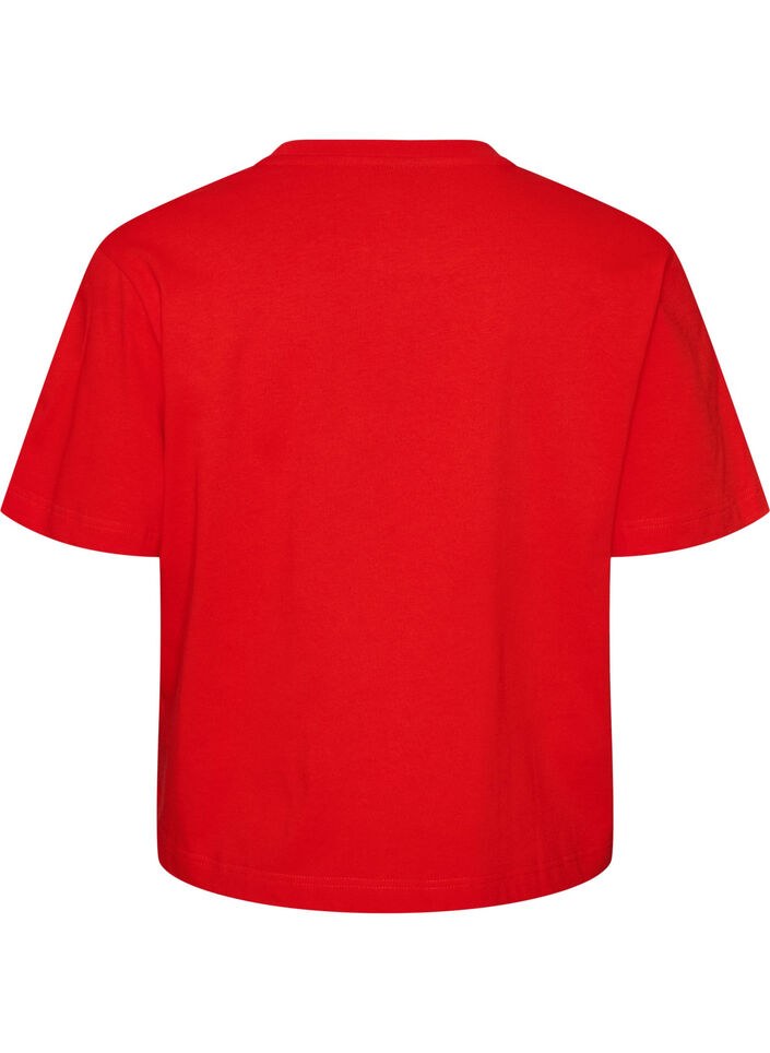Boxy cotton T-shirt, 0942, Packshot image number 1