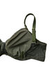 Bikini top with textured mesh and removable padding, Green, Packshot image number 3