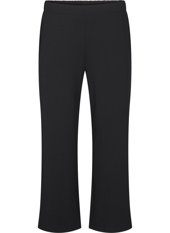 FLASH - Wide-leg trousers, Black, Packshot image number 0