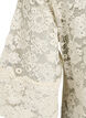 Lace blouse with collar and 1/2 sleeves, Vanilla, Packshot image number 3