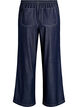 Denim-look trousers with contrast stitching, Blue, Packshot image number 1