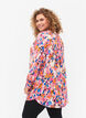 Long printed shirt in viscose, Rosebloom GraphicAOP, Model image number 1