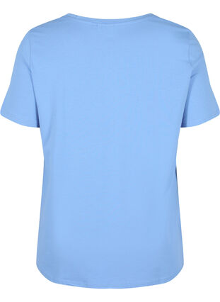 Short-sleeved t-shirt with print, Ultramarine / N.Sky, Packshot image number 1