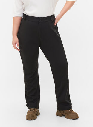 Softshell trousers, Black, Model image number 2