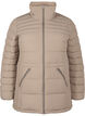 Short puffer jacket with pockets, Beige, Packshot image number 0