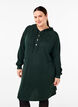 Long-sleeved sweat dress with hood, Scarab Mél., Model image number 0
