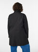 Transitional jacket with pockets and a high collar, Black, Model image number 2