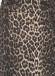 Maxi skirt with leopard print and front slit, Leo AOP, Packshot image number 3