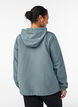 Lightweight jacket with a hood and zipper, Green, Model image number 2