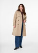 Classic long trench coat with belt, Chinchilla, Model image number 3