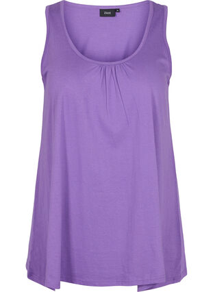Top with a-shape and round neck, Deep Lavender, Packshot image number 0
