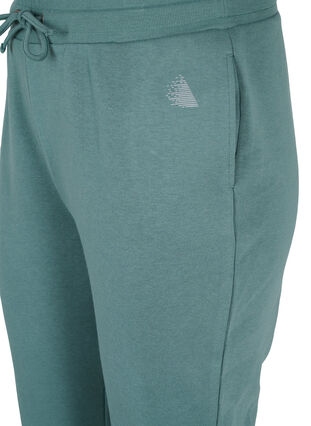 Sweatpants with tie string and pockets, Dark Forest, Packshot image number 2