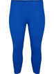 Basic 3/4 leggings in viscose, Blue, Packshot image number 0