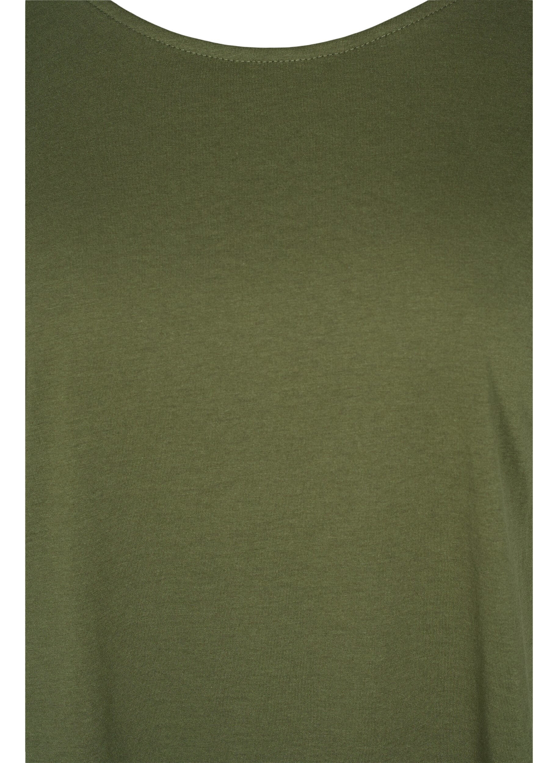 Zizzifashion Cotton mix t-shirt, Ivy Green, Packshot image number 2