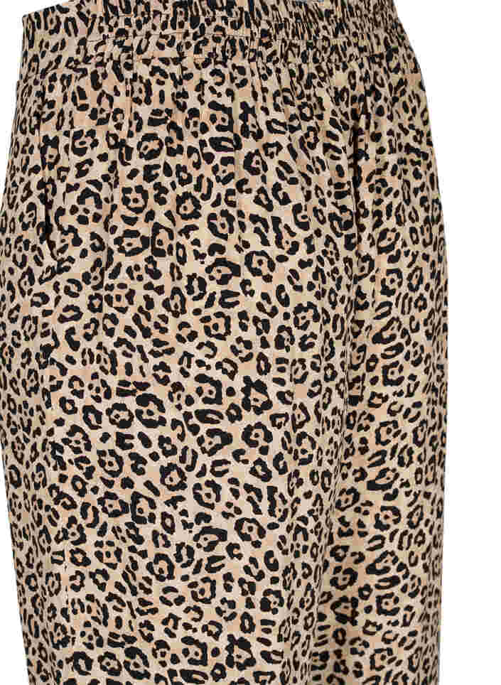 Trendy leopard print trousers, Leo AOP, Packshot image number 2