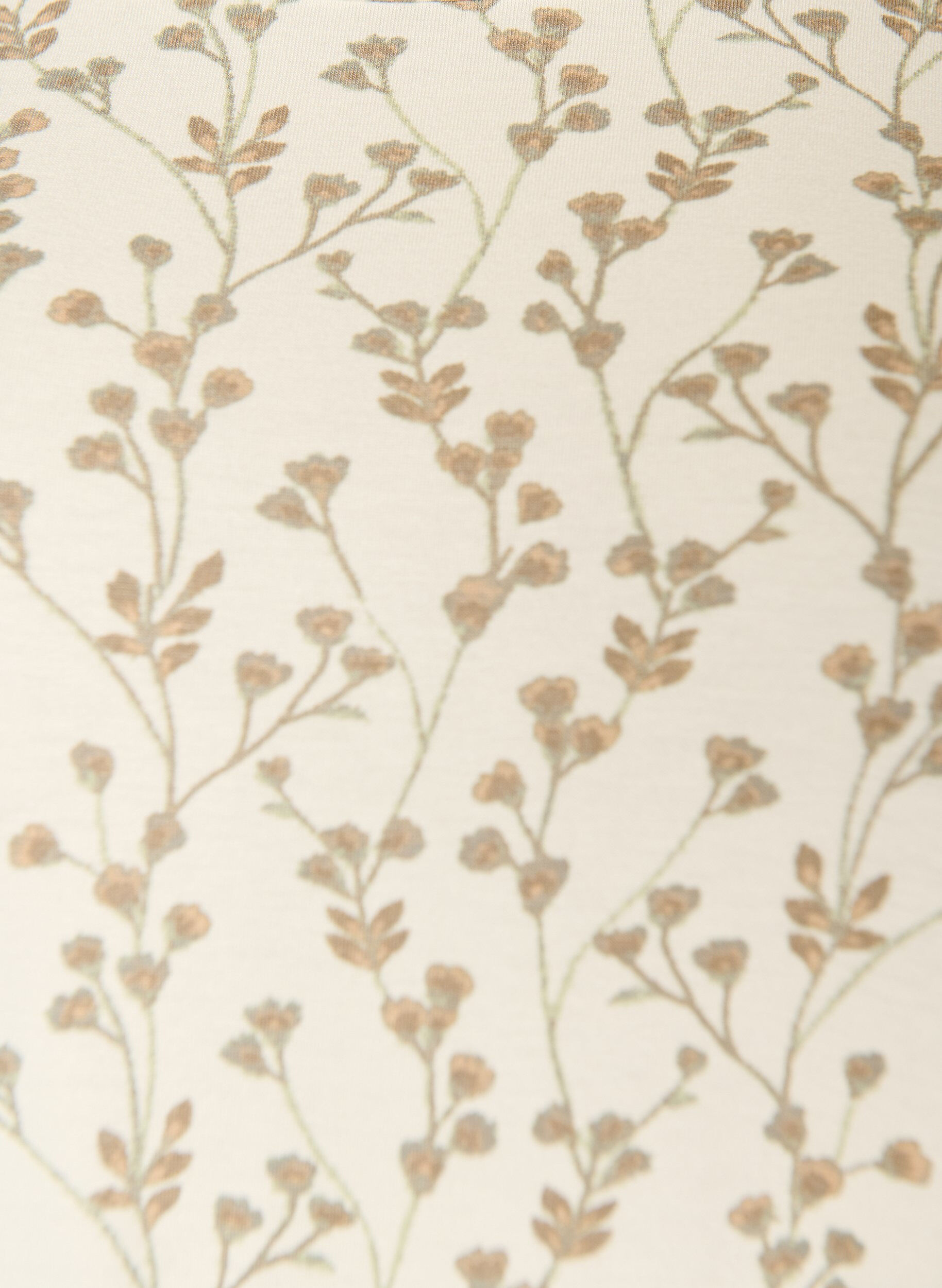 ZizzifashionT-shirt with floral print, Vanilla, Packshot image number 2