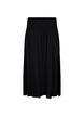Viscose maxi skirt with smocking, Black, Packshot image number 1