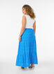 Long skirt with elasticated waist, Blue, Model image number 1