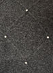 Knitted blouse with rhinestones and diamond pattern, Dark Grey, Packshot image number 2